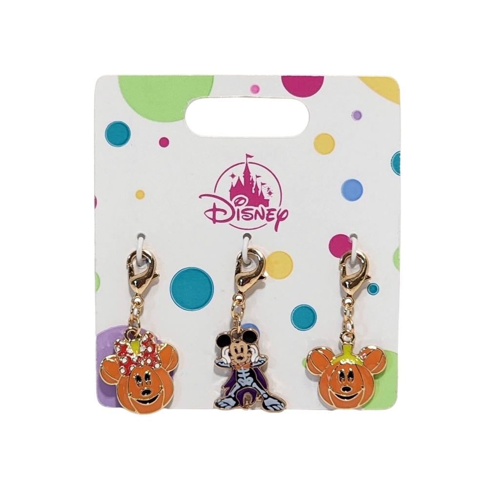 Disney Parks Mickey & Minnie Halloween Charms Set - NWT